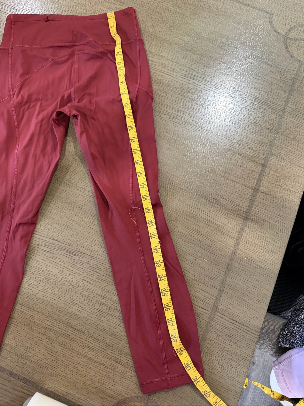 lululemon athletica Red High-Rise Performance Leggings - Picture 4 of 8